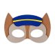 Kutyás Dog Brigade Police filc maszk 18 cm