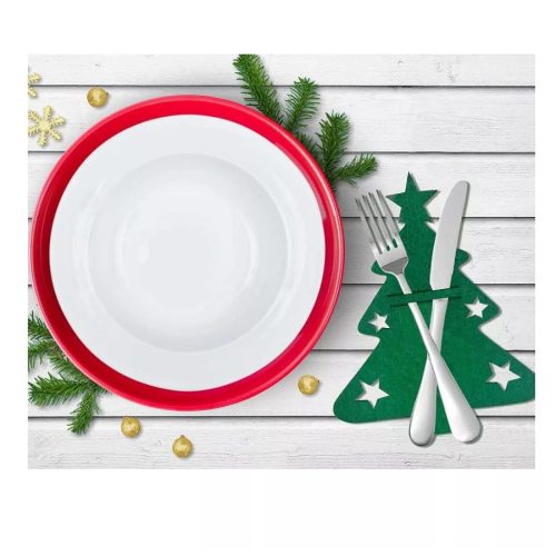 Karácsonyfa Green evőeszköz tartó 4 db-os