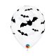 Halloween Denevér Bat léggömb, lufi 6 db-os 11 inch (28 cm)