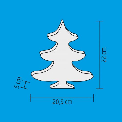 LED-es asztali tükördísz, 56 db LED, alagúthatású fények