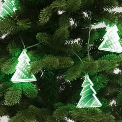   LED-es tükördísz fényfüzér, 1 m / 72 db hidegfehér LED