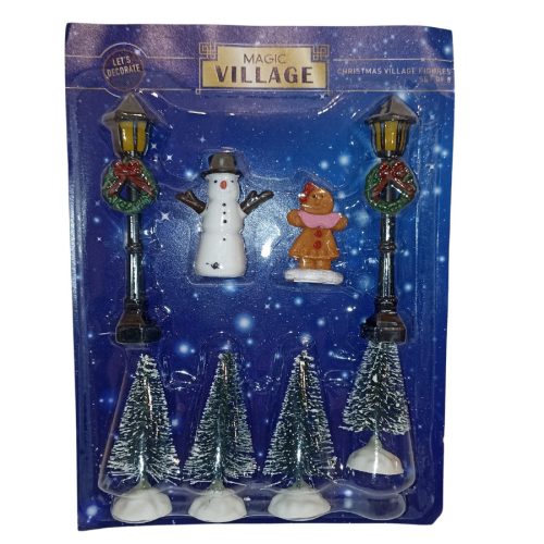 8 részes karácsonyi jelenet - Hóember