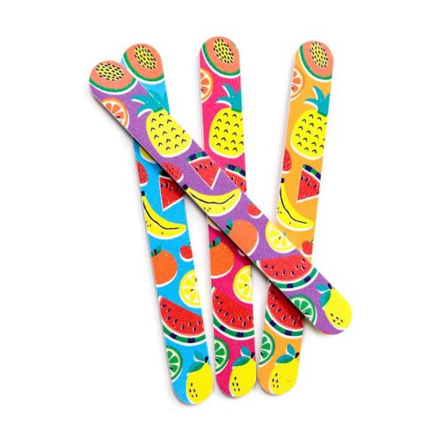 Körömreszelő Nyári Gyümölcsös Mintával - Kézi Körömápolás