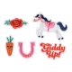 A tapaszok vasalása Giddy up, mix, 2-7x3,5-7 cm (1 pkt / 5 db.)