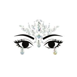Face Decoration Crystals, Glow in the Dark, 9.5x8.5cm