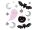 Wall stickers Halloween (1 pkt / 4 pc.)