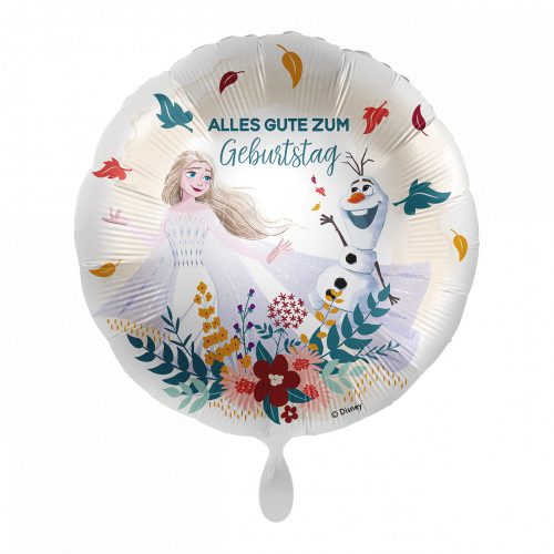 Disney Jégvarázs Elsa, Olaf Alles Gute zum Geburtstag fólia lufi 43 cm