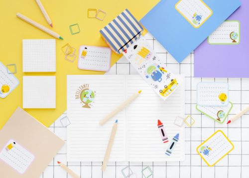 School Stickers, mix (1 pkt / 19 pc.)