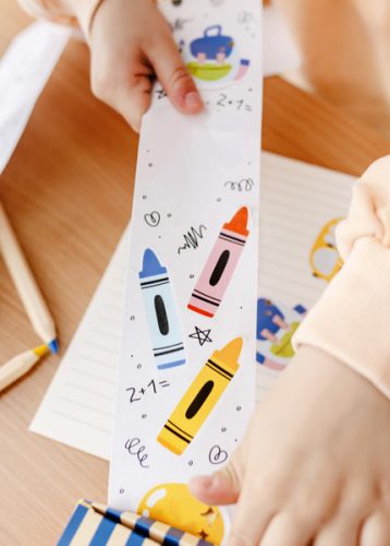 School Stickers, mix (1 pkt / 19 pc.)