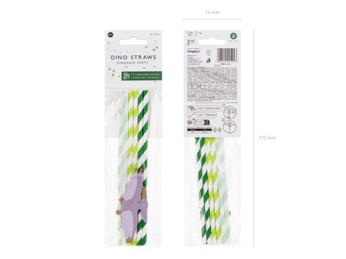 Szalma Pterodactyl, 19,5 cm, mix (1 pkt / 6 db.)