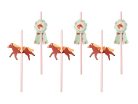 Straws Horses, 19,5 cm, mix (1 pkt / 6 db.)