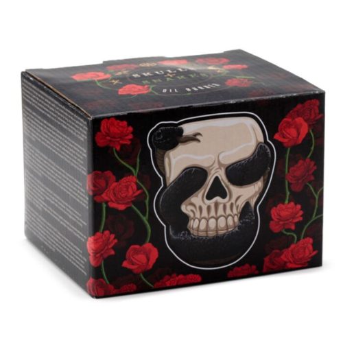 Aromalámpa, Kerámia - Koponya Rátekeredett Kígyóval