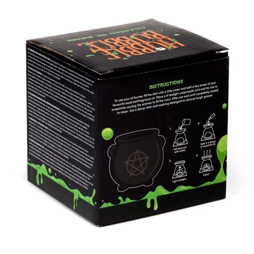 Aromalámpa, Kerámia - Boszorkány Fekete Üstje Pentagrammal
