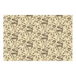 Papír asztalterítő grill mintával, 180x120 cm