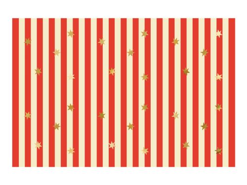 Papír terítő Csillagok és csíkok, mix, 180 x 120 cm