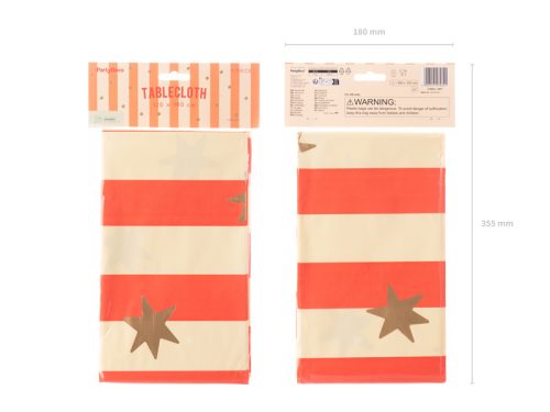 Papír terítő Csillagok és csíkok, mix, 180 x 120 cm