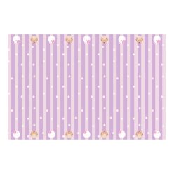   Gabby’s Dollhouse mintás papírasztalterítő, vegyes színek, 180x120 cm