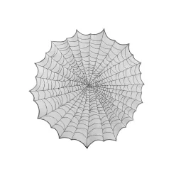 Pókhálós terítő, 124 cm