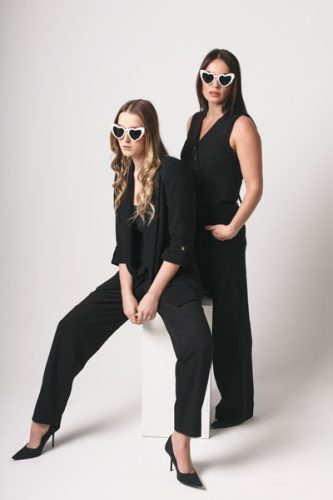 Szív alakú gyöngyszemüveg, fehér