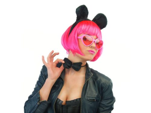 Szemüveg Szívek, rózsaszín