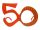 Szemüveg 50, narancs