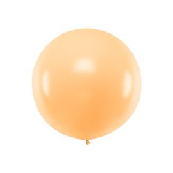 Kerek ballon 1m, pasztell világos barack