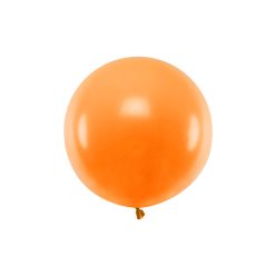 Kerek léggömb 60 cm, pasztell mandarin narancs