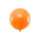 Kerek léggömb 60 cm, pasztell mandarin narancs
