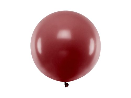 Round Balloon 60cm, Pastel Burgundy