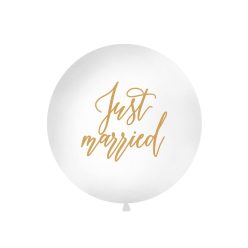 Óriás léggömb 1 m, most házas, fehér
