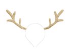 Rénszarvas fejpánt, arany, 34,5x22 cm