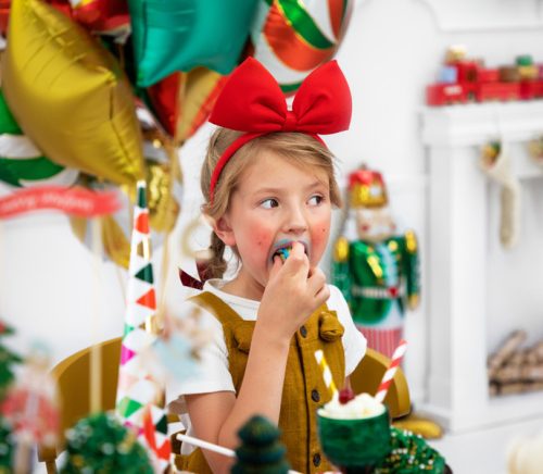 Hajpánt masni, piros, 18x21cm