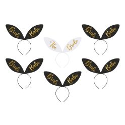 Headband Bride Squad, 15 x 29 cm, mix  (1 pkt / 6 pc.)