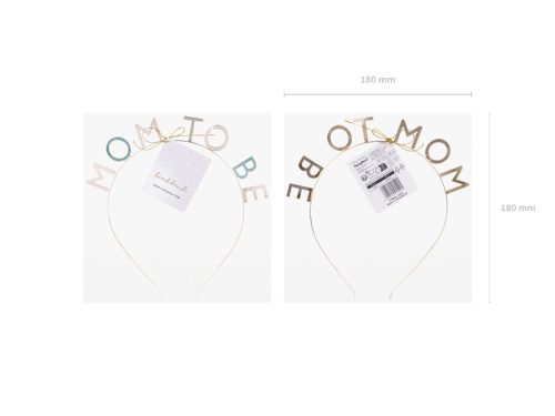 Fejpánt Mom to be, mix, 18,5x18 cm