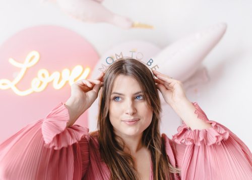 Fejpánt Mom to be, mix, 18,5x18 cm