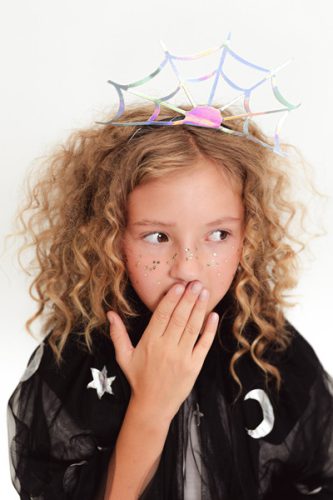 Pókháló fejpánt, 21x23 cm, mix