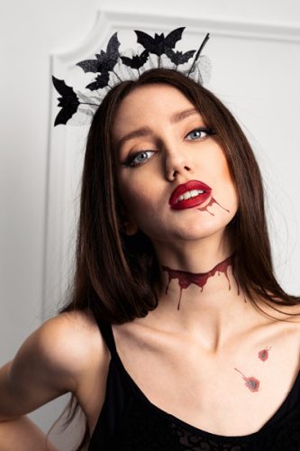 Fejpánt Denevérek, 22x23 cm, mix