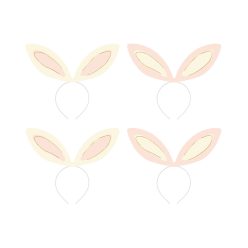 Fejpántok Nyuszi fülek, 12,5x29 cm, mix (1 pkt / 4 db.)