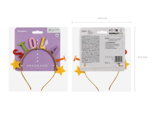 Boldog születésnapot fejpánt, mix