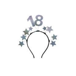 Csillagok 18-as fejpánt, ezüst