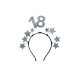 Csillagok 18-as fejpánt, ezüst