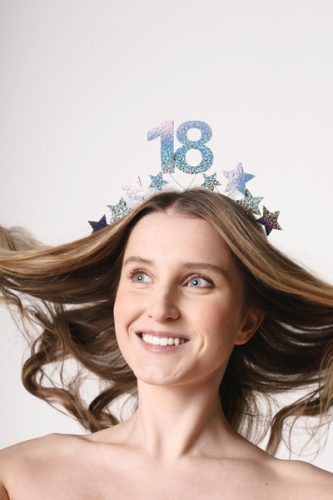 Csillagok 18-as fejpánt, ezüst