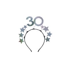 Fejpánt Stars 30-al, ezüst