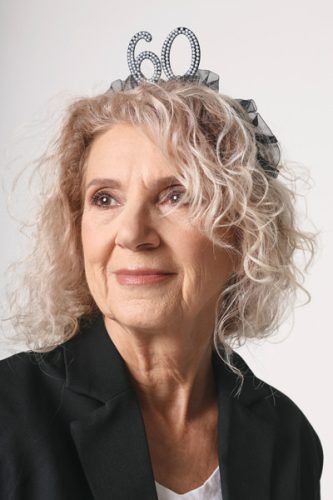 ''60'' fejpánt fodrokkal és gyöngyökkel