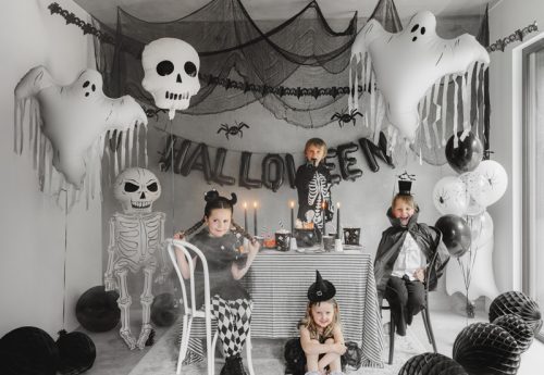 Boszorkánysapka fejpánt, 17x28 cm, fekete