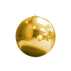 Inflatable Mirror Ball, gold, approx. 120 cm