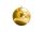 Inflatable Mirror Ball, gold, approx. 60 cm
