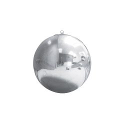 Inflatable Mirror Ball, silver, approx. 90 cm