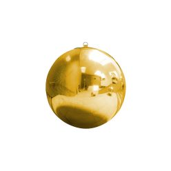 Inflatable Mirror Ball, gold, approx. 90 cm