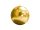 Inflatable Mirror Ball, gold, approx. 90 cm